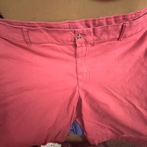 Izod Pink Cotton Casual Shorts